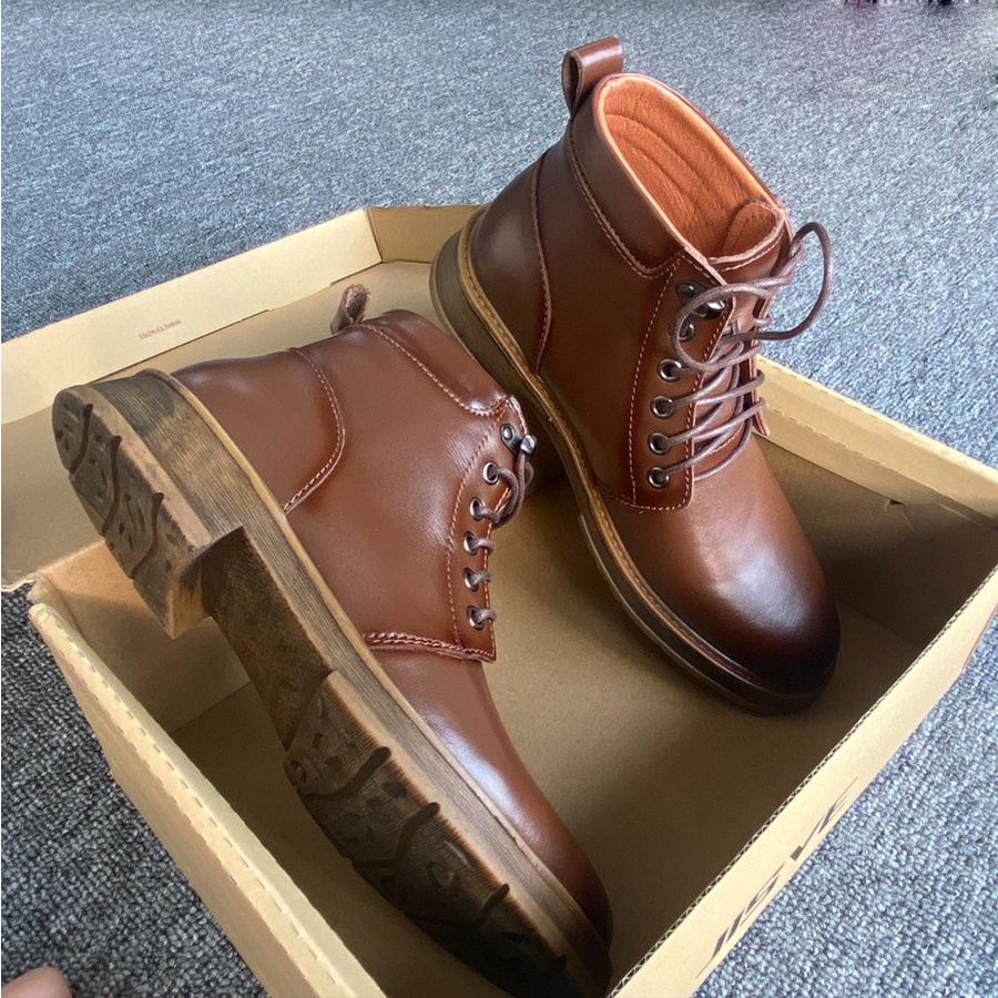 Giày da Nam Cổ Cao Thời Trang Sang Trọng