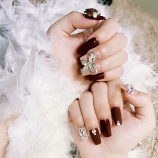 Lông vũ - phụ kiện chụp ảnh nail
