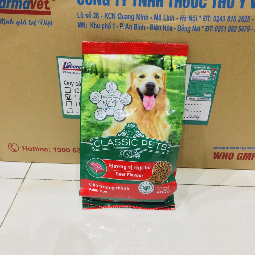 Classic Pets Adult 400G Vị Bò - Dành Cho Chó Trưởng Thành