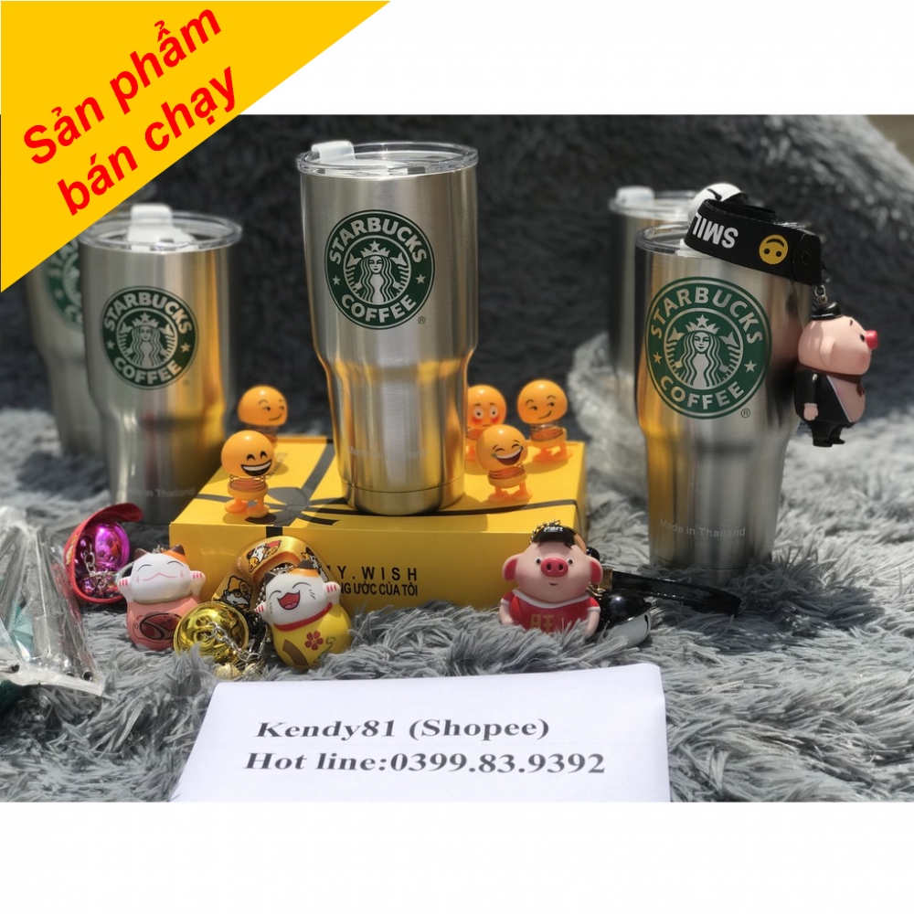 LY GIỮ NHIỆT THÁI LAN 900ML (LOẠI 1) + Tặng túi đựng+ 2 ống hút+cọ rửa | BigBuy360 - bigbuy360.vn