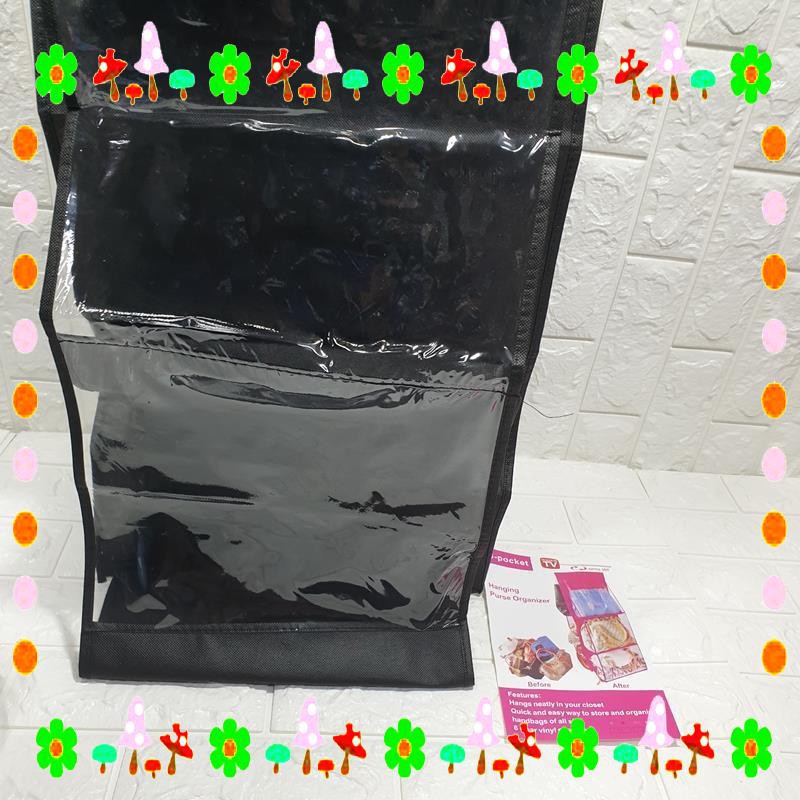 {HÀNG VỀ SẬP SHOP} TÚI TREO TÚI SÁCH 6 NGĂN CHỐNG BỤI BẨN ĐA NĂNG 0909 { BAO CHẤT LƯỢNG CHO CẢ NHÀ}