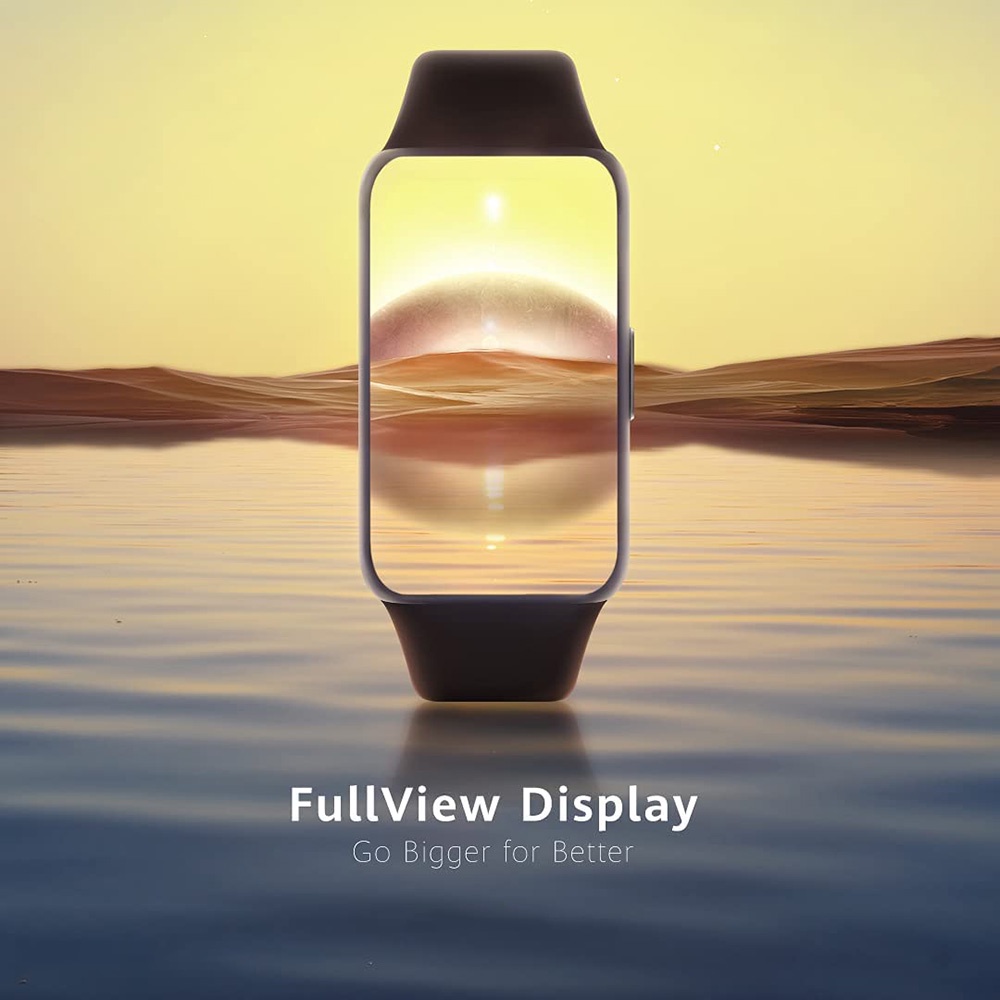 1 Miếng Dán Bảo Vệ Màn Hình Cong 9D Bằng Sợi Mềm HD Cho Đồng Hồ Huawei Watch Fit Mini