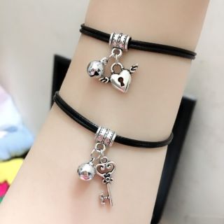 Vòng tay cặp ổ khóa - chìa khóa (55k/ 2 chiếc)