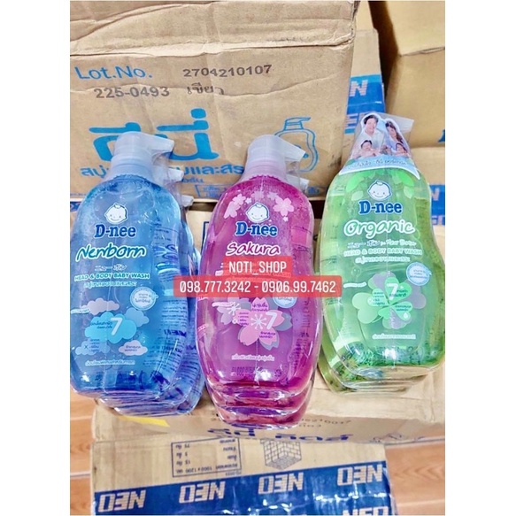 Sữa tắm gội toàn thân cho bé Dnee 380ml (Thái Lan)
