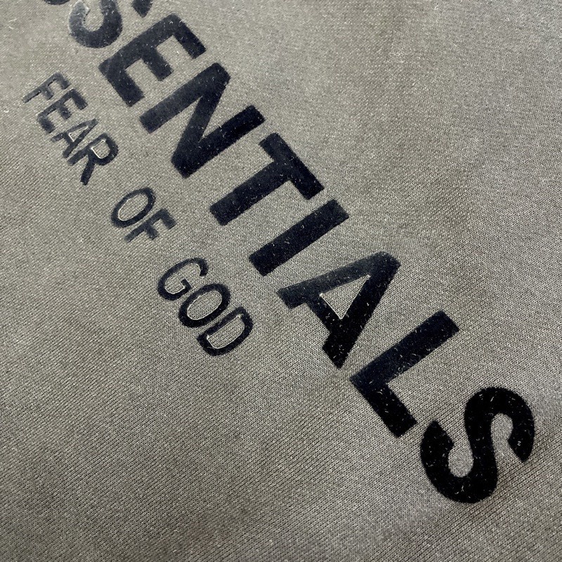 Áo Sweater FOG Fear of God ESSENTIALS CREWNECK Black Sweatshirt