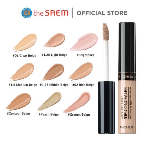 Kem che khuyết điểm The Saem Cover Perfection Tip Concealer