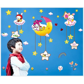 Decal Dán Tường Chúc Bé Ngủ Ngon