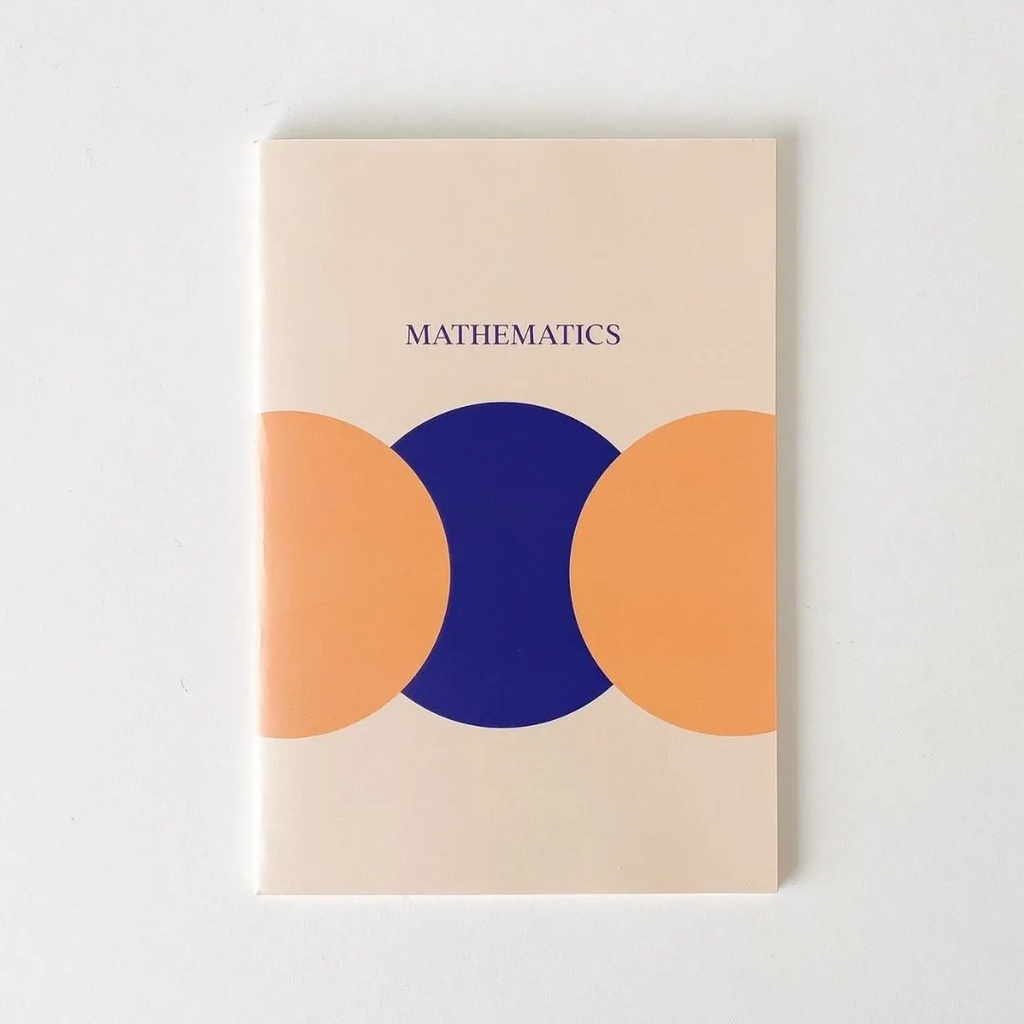 Vở CRABIT Toán Mathematics VÀNG layout 2 cột 4 khung - Tập học sinh may gáy 100gsm 80 trang