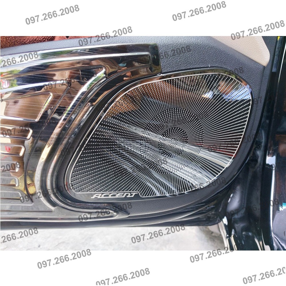 Ốp Tapli Cánh Cửa, màng loa Xe Hyundai Accent 2018-2021 chất liệu TiTan Cao Cấp