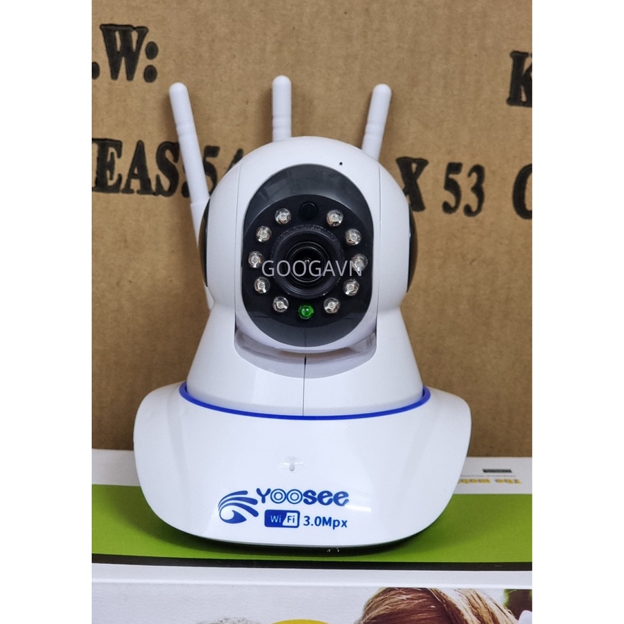 Camera ip wifi app yoosee 3 râu FULL HD 2.0MP - quan sát trong nhà với thiết kế nhỏ gọn