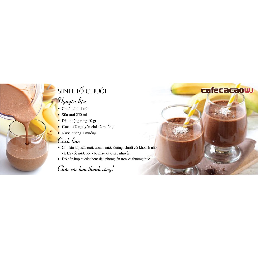 Bột Cacao 3in1 Hộp 120gr - Tiện lợi, dễ pha | Authentique Cacao