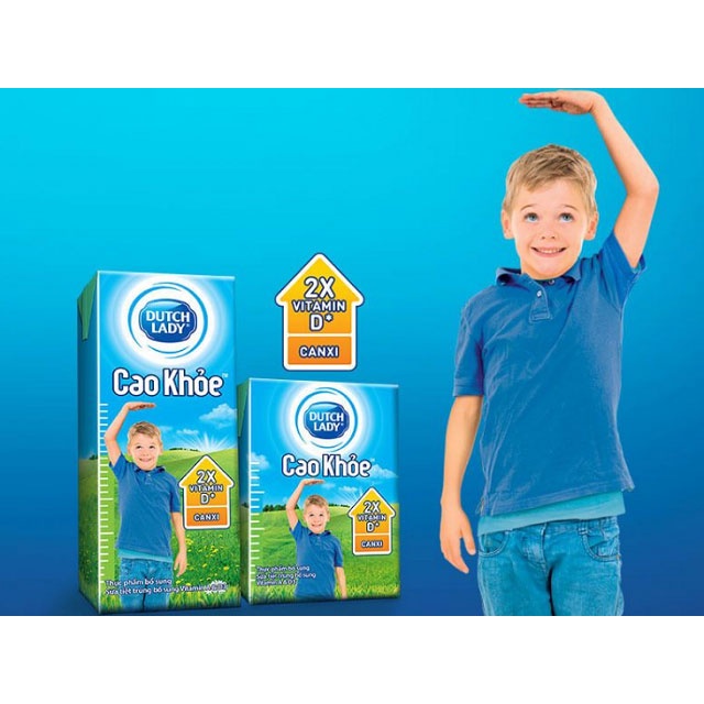 Sữa Tươi DutchLady Cao Khỏe 110ml ( 48 hộp x 110ml )
