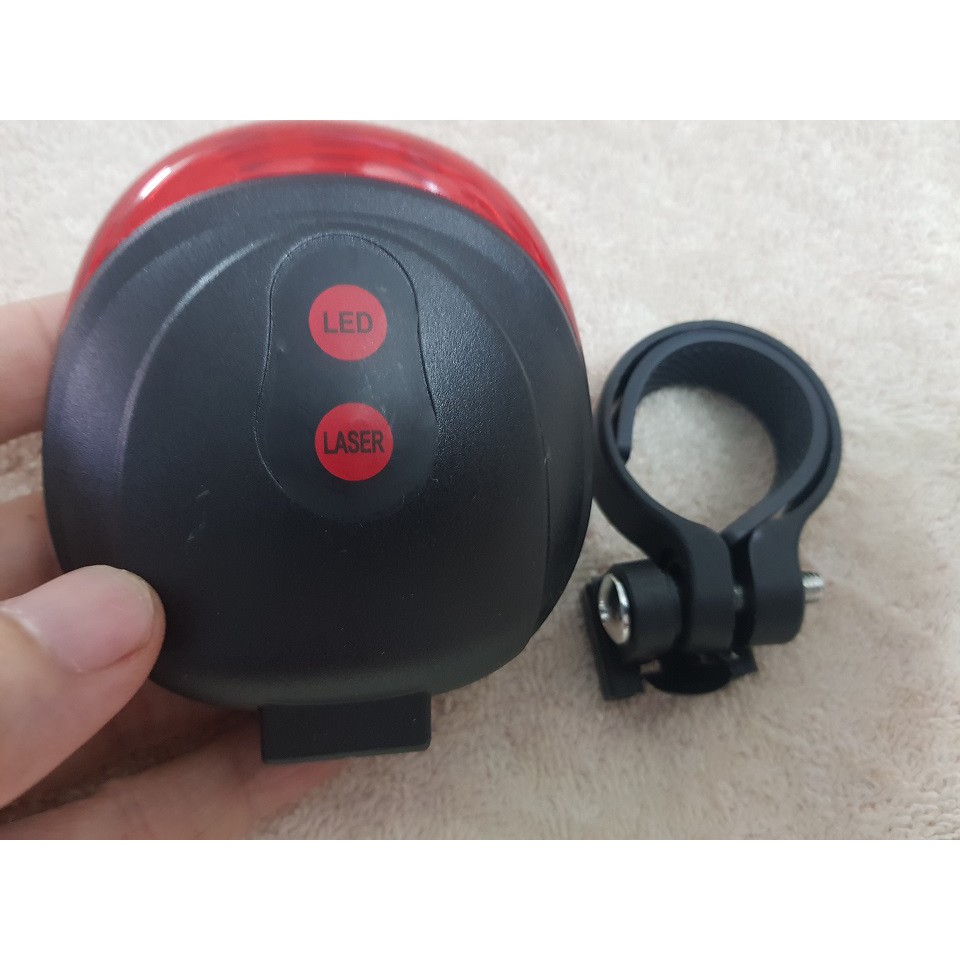 Đèn hậu xe đạp, đèn chớp cảnh báo gắn phía sau siêu sáng giúp đạp xe an toàn ban đêm,có nhiều chế độ chỉnh