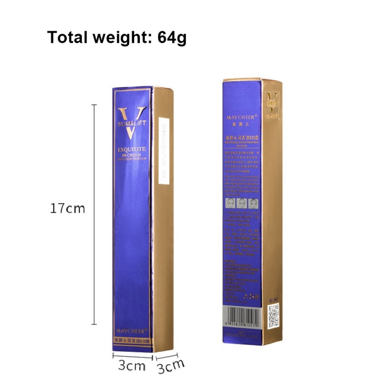 Kem nền BB Meiqianer che khuyết điểm dưỡng ẩm kiềm dầu ba trong một che phủ lỗ chân lông và mụn | BigBuy360 - bigbuy360.vn