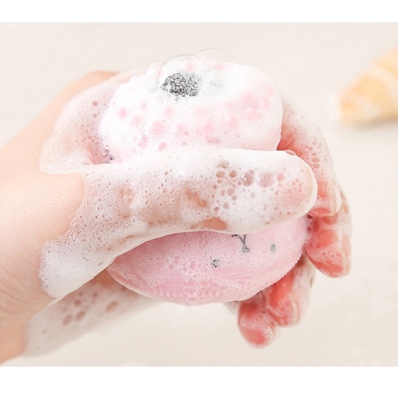 Cọ Rửa Mặt Chất Liệu silicone Hình Cá Dễ Thương