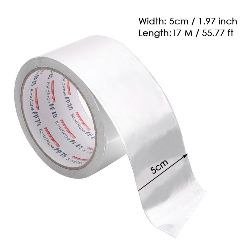 Cuộn Băng Keo Lá Nhôm Cách Nhiệt 50mm 60mm 80Mmx25M 17m