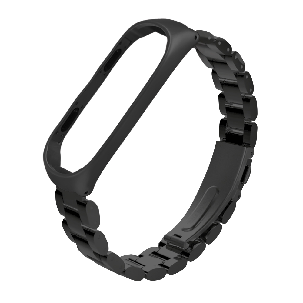 Dây đeo đồng hồ thay thế chất liệu kim loại dành cho Xiaomi Mi Band 4 với 6 màu tùy chọn