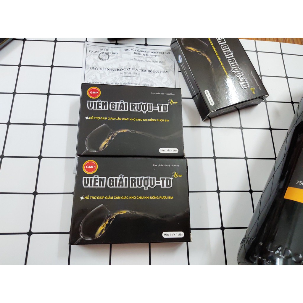 Viên giải rượu TD - hộp 4 viên | BigBuy360 - bigbuy360.vn