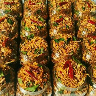 Combo 2 Hủ TO Khô gà sấy lá chanh ngon, rẻ(sỉ/dạo/ăn vặt/nhà làm/ăn liền/mứt/rong biển/hot