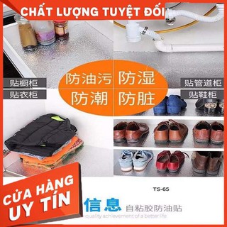 CUỘN GIẤY BẠC DÁN BẾP 3mx60cm