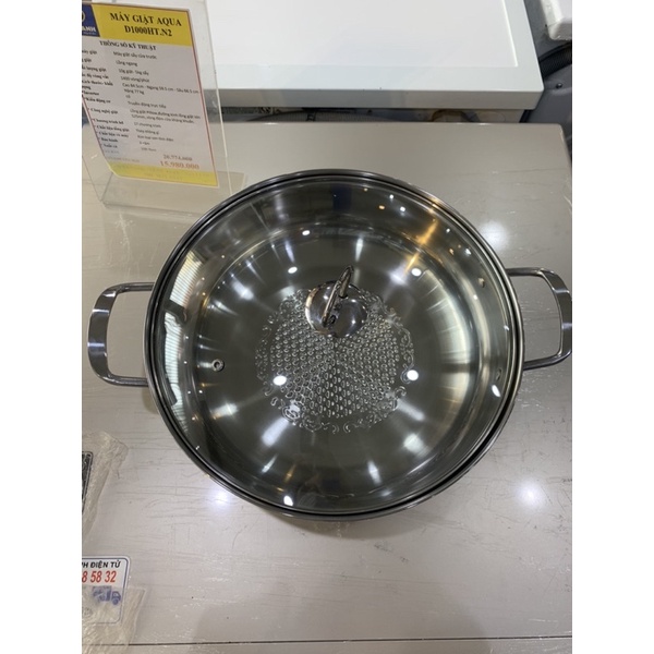 Nồi lẩu inox đế từ CHỐNG DÍNH - Nồi lẩu bếp từ size 30 loại dày