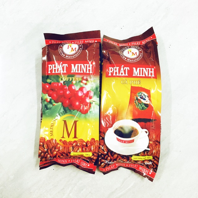 Cà phê xay Phát Minh viền đỏ 500g