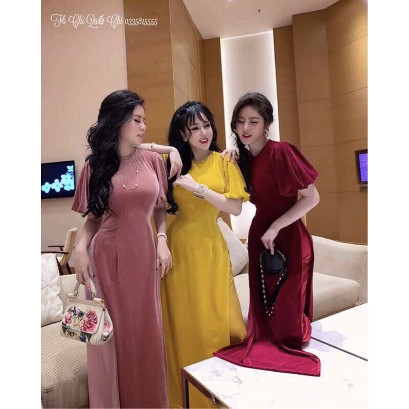Vải nhung co dãn 7 biên loại 1 dày dặn