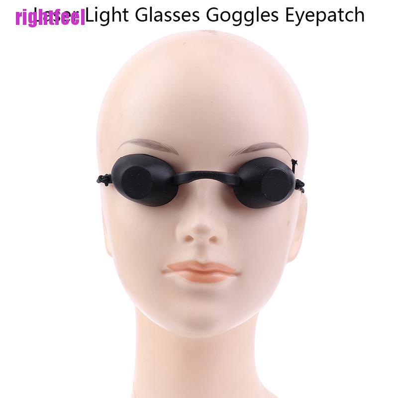 Rightfeel Protective Eyepatch Laser Light Glasses Safety Goggles IPL Beauty Clinic Black