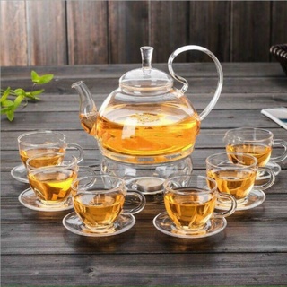set ấm pha trà thuỷ tinh chịu nhiệt