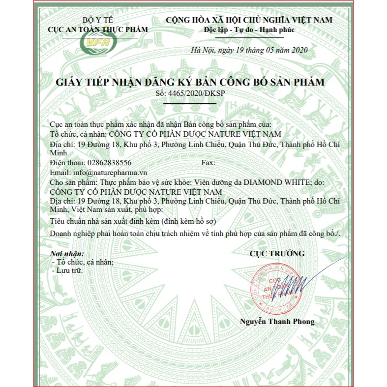 Viên trắng da Ngoc Trinh Diamond white - Beauty Plus mới 2020