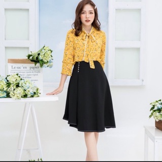 Chân váy xoè/chân váy công sở đính ngọc
