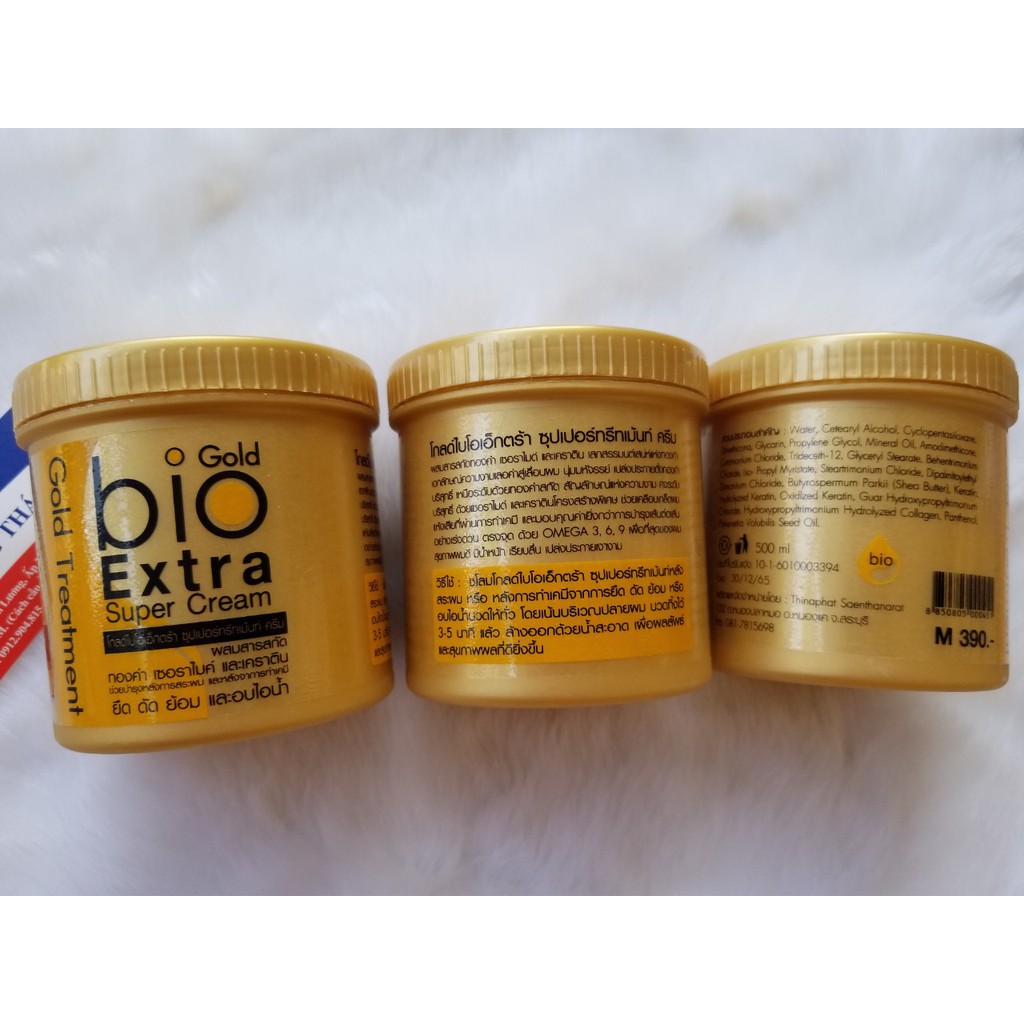 Kem Ủ tóc Bio Gold Extra Thái Lan 500ml