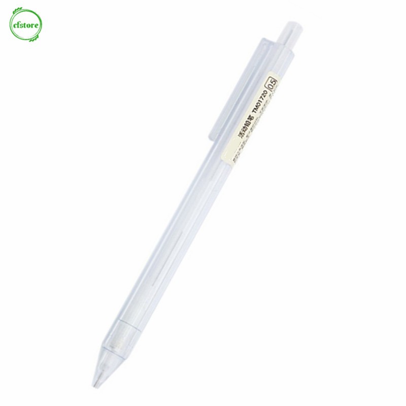 Bút chì bấm ngòi 0.5/0.7mm thân trong suốt cho học sinh