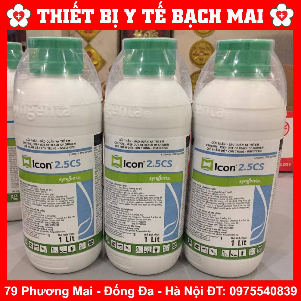 Thuốc Diệt Muỗi Côn Trùng Icon 25CS 1000ml Thụy Sĩ