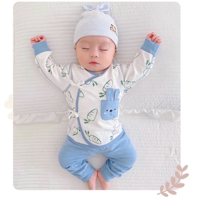 Bộ quần áo cho bé sơ sinh Jasmine Baby phong cách Nhật Bản