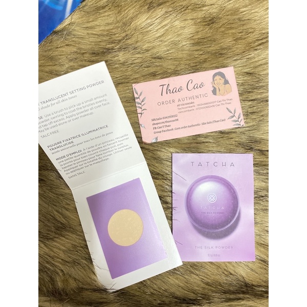 Mẫu thử Phấn phủ Tatcha The Silk Powder