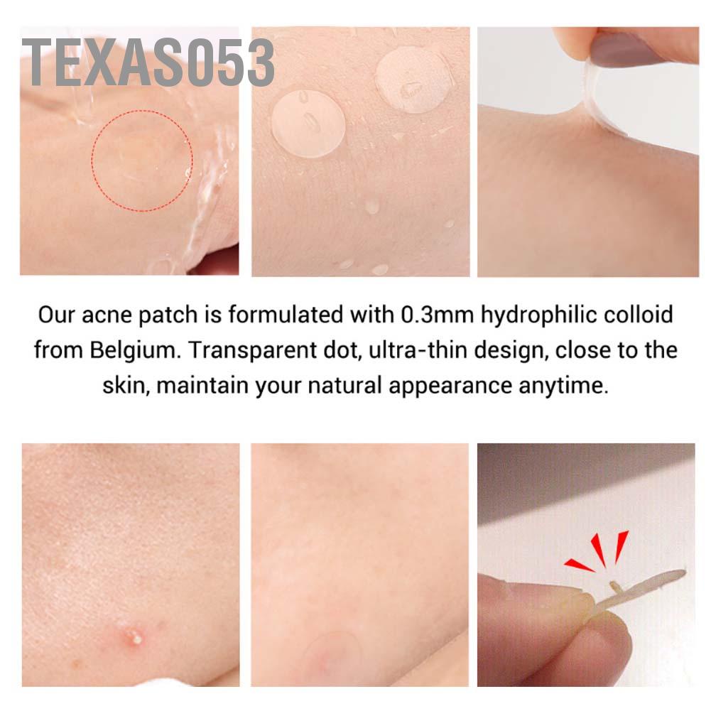 [Hàng mới về] 36 Miếng dán trong suốt sử dụng che khuyết điểm vùng mụn nhọt Texas053