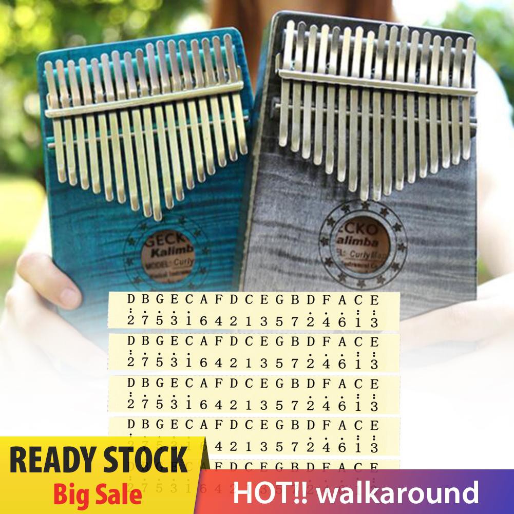 Bộ 5 Miếng Dán Trang Trí Đàn Kalimba