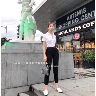 Quần baggy viền đỏ hít hót