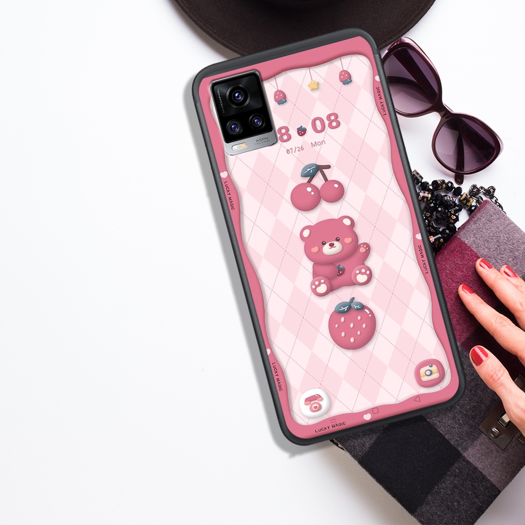 Ốp Lưng VIVO V19 - V20 - V21 5G - V23 5G - V23E , In Hình Gấu&Thỏ Siêu Cute và Đẹp.