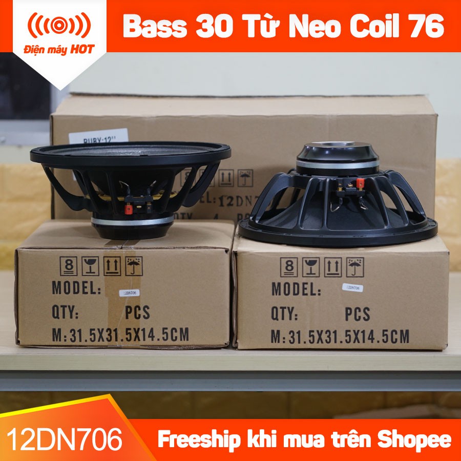 Loa bass rời 30 từ Neo coil 76 12DN706