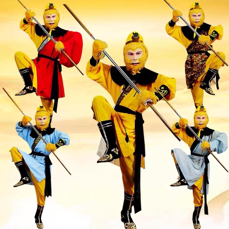 Set trang phục cosplay Tôn Ngộ Không - phim Tây Du Ký hàng chuẩn cao cấp.