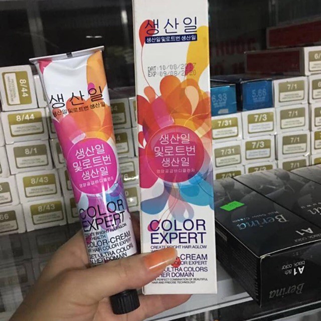 Thuốc nhuộm tóc Nâu khói sáng không tẩy lên từ nền tóc đen tặng kèm oxy trợ nhuộm và găng tay | BigBuy360 - bigbuy360.vn