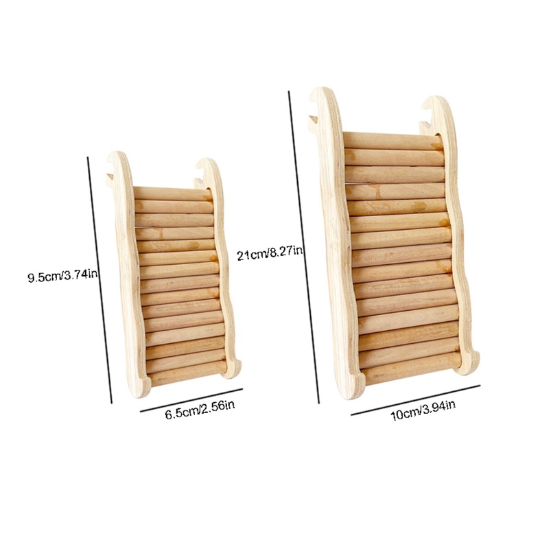 Bộ Cầu Gỗ Tự Nhiên 2 Kích Cỡ Cho Trẻ Em