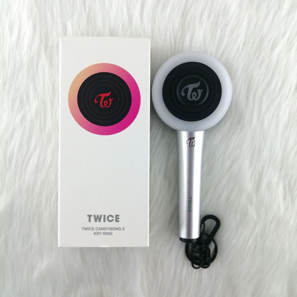 [ Hàng Official ] Twice Keyring Mini Candy Bong Z ( Hàng Có Sẵn ) - Lightstick Twice Mini - Lightstick Twice