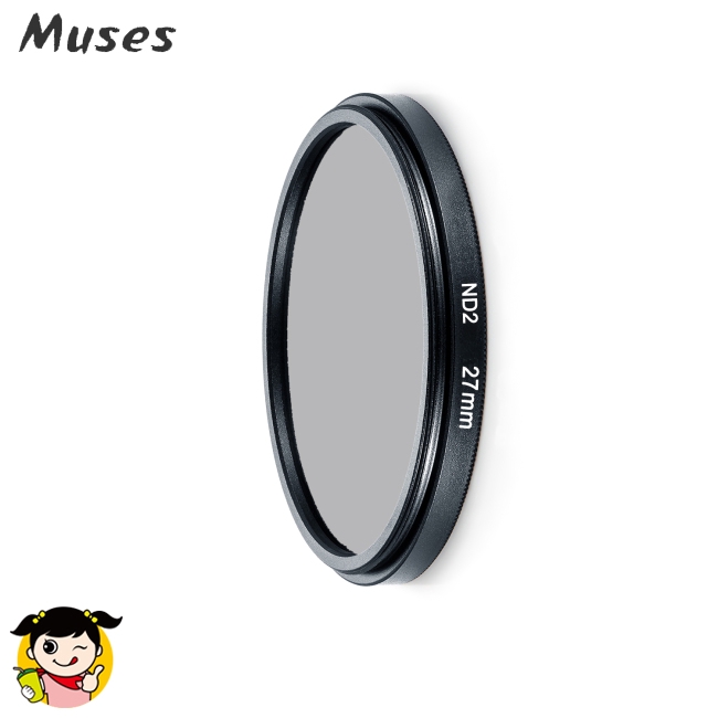 Muse07 ND Filter Neutral Density ND2 ND4 ND8 Filtors 37 52 58 62 67 72 77 82mm Photography for Canon Nikon