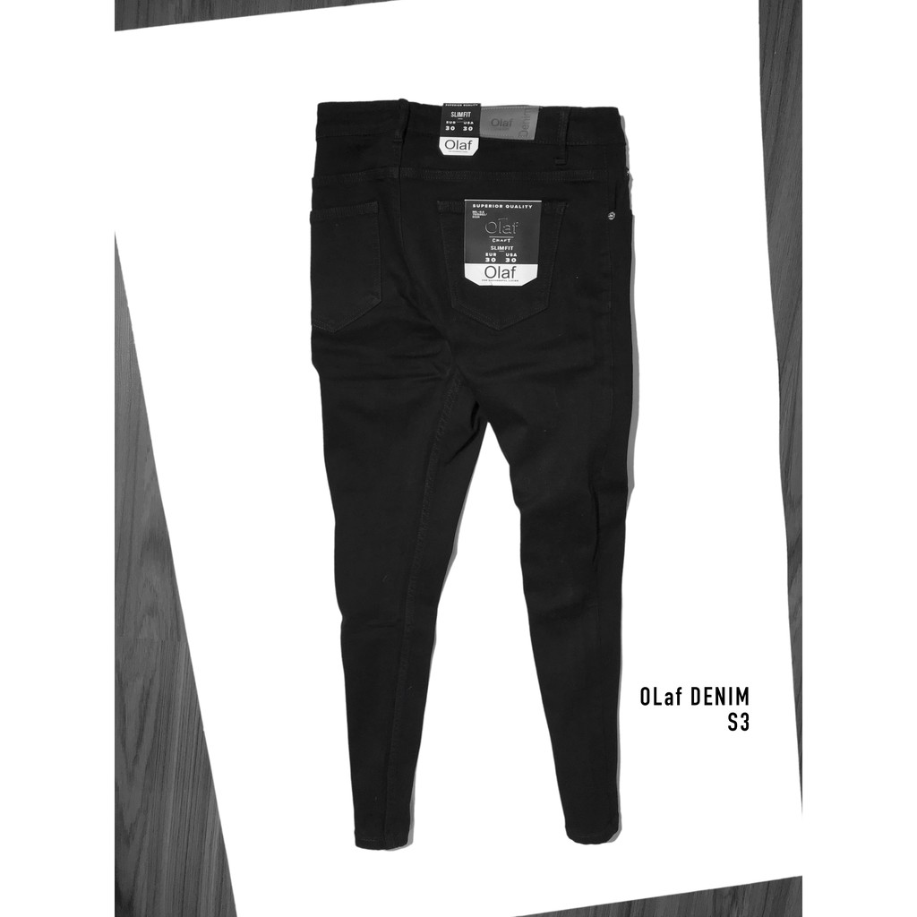 Quần Jean Nam Màu Đen KHÔNG RÁCH, TRƠN Có Thể Đi Làm Và Đi Chơi,  ĐơnGiản Mà Đẹp MS S3 | BigBuy360 - bigbuy360.vn