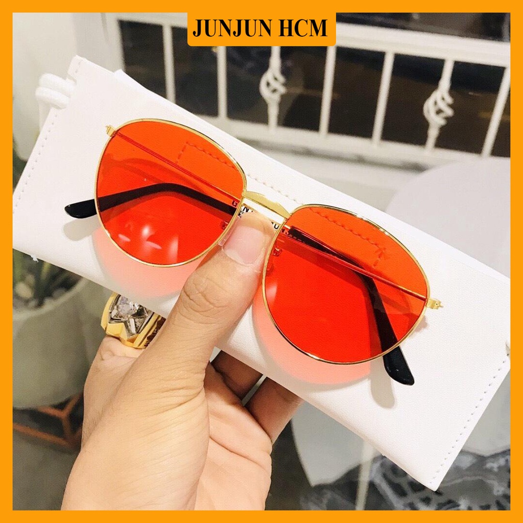 Kính Mát Nam Nữ Thời Trang Cao Cấp HOT TREND 206 - Hàng Siêu Đẹp - Tặng kèm túi đựng và khăn lau
