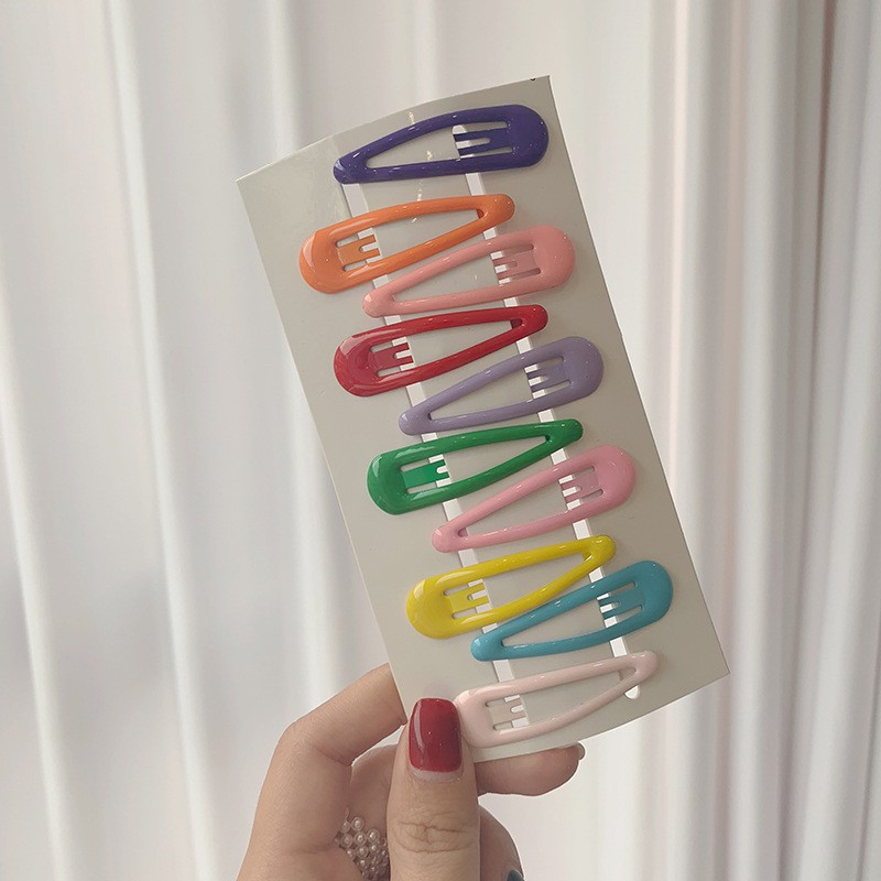 Kẹp Tóc Hình Giọt Nước Chất Liệu Hợp Kim