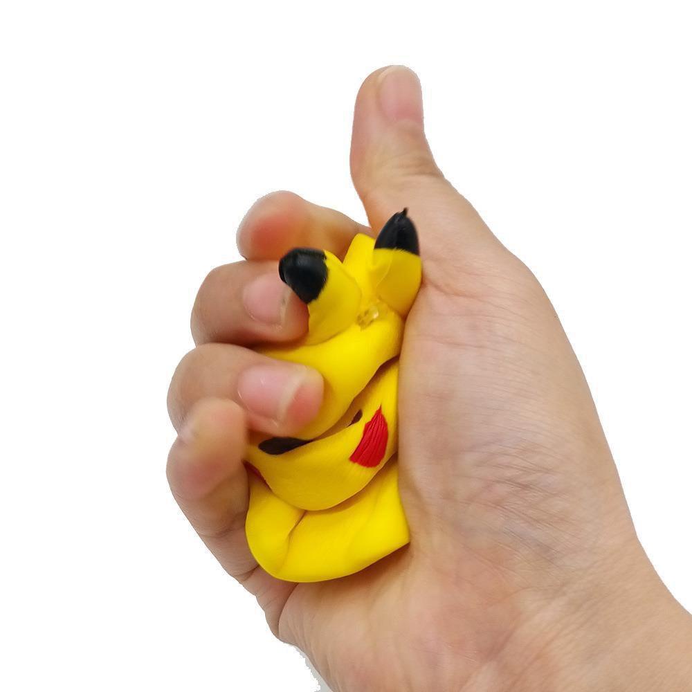 Set 6 Đồ Chơi Bồn Tắm Bằng Cao Su Mềm Hình Pikachu Phát Ra Tiếng Kêu Khi Bóp Cho Bé